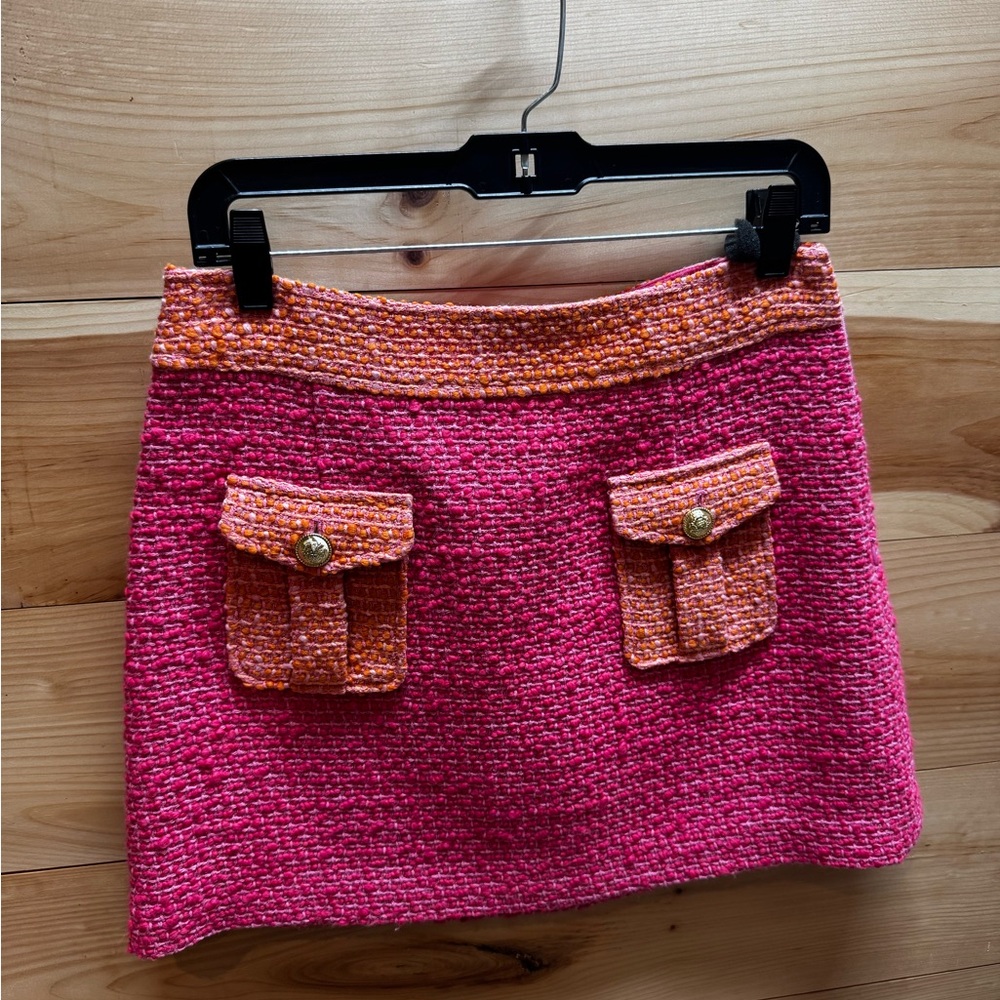 Derek Lam Pink and Orange Jacket and skirt set - Picture 4 of 12
